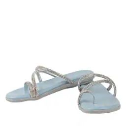 Women Embellished Slip-On Flat Sandals-image-40