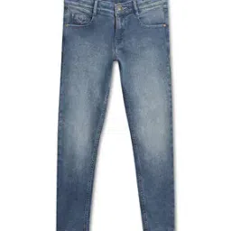 Lightly Washed Straight Fit Jeans-picture-17