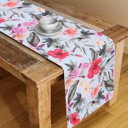 Floral Print Rectangular Table Cover-12