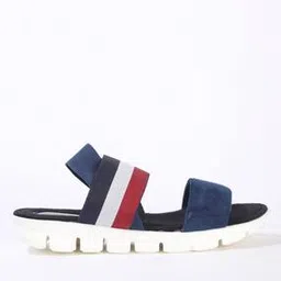 Dual Strap Sandals with Elasticated Ankle-Strap-image-16