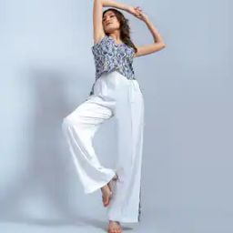 Women Ikat Print Top & Pants Set-6