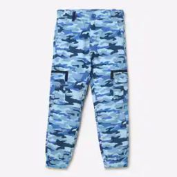 Camouflage Print Flat-Front Jogger Pants-image-34