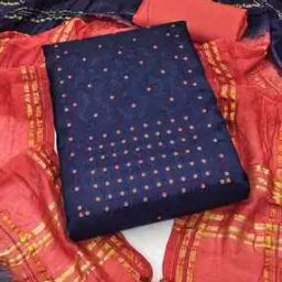 Women Embroidery Unstitched Dress Material-image-59