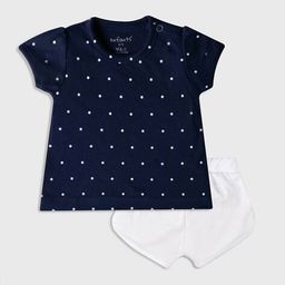 enfants Polka-Dot Print T-Shirt with Shorts Set image 1