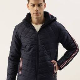 Quilted Hooded Jacket with Slip Pockets-image-31