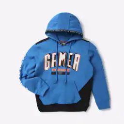 Gamer Colourblock Hoodie with Kangaroo Pocket-image-14