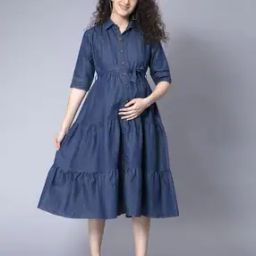 Shirt Dress with Waist Tie-image-99