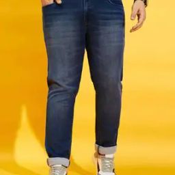 Men Mid-Wash Straight Fit Jeans-image-40