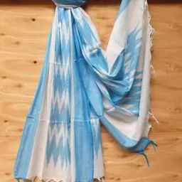 Ikat Dupatta with Tassels-picture-48