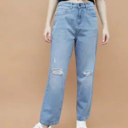 Cotton Mid Rise Jeans-image-45