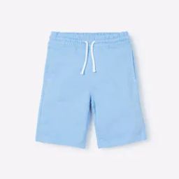Cotton Shorts with Drawstring Fastening-image-50