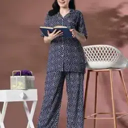 mintmarie Women Polka-dot Nightwear Set-picture-3