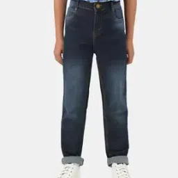 Boys Mid-Wash Slim Fit Jeans-14