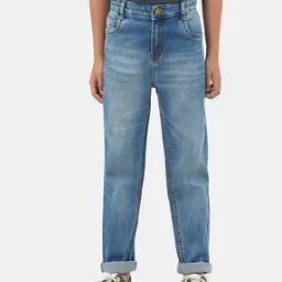 Boys Lightly Washed Slim Fit Jeans-image-57