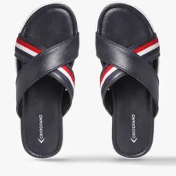 Criss-Cross Strap Slides-44