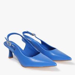 Pointed -Toe Chunky Heeled Sandals-image-84