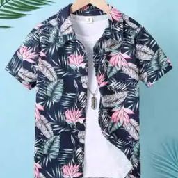 Leaf Regular Fit Shirt with Spread Collar-picture-16