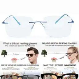 Men Rectangular Frame Reading Glasses-image-17