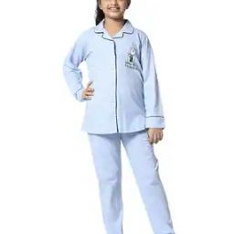 Printed Notched Lapel Shirt & Pyjamas Set-picture-13