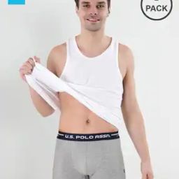 Pack of 2 Trunks with Logo Waistband-picture-51