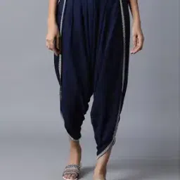 Pleated Pants with Elasticated Waist-image-73