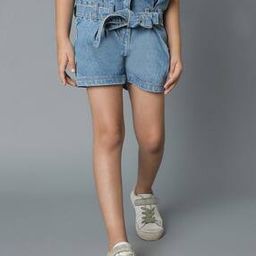 Girls Washed Denim Shorts-picture-16