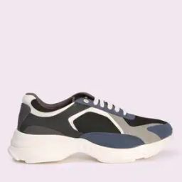 Men Panelled Lace-Up Shoes-68