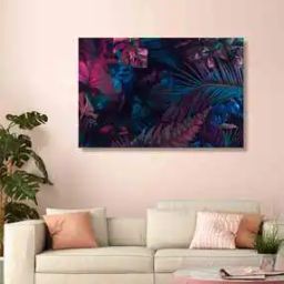 Leaf Print Canvas Painting 36" x 24"-image-4