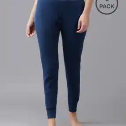 Pack of 2 Thermal Legging with Elasticated Waistband-image-30