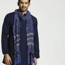 Printed Stole with Tasseled Hemline-picture-12