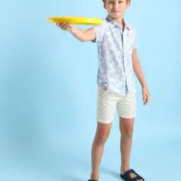 Boys Floral Regular Fit Shirt-image-53