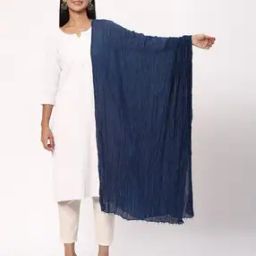 Women Dupatta with Scalloped Border-picture-39