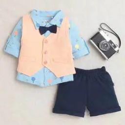 Boy Printed Suit Set-21