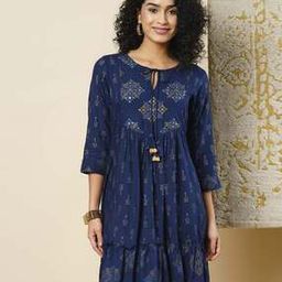 globus Women Embellished Fit & Flared Dress-picture-34