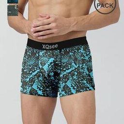 Pack of 3 Men Trunks with Elasticated Waist-image-81