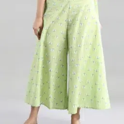 Printed Palazzos with Semi-Elasticated Waistband-image-59