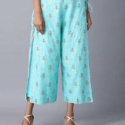 Floral Culottes with Tie-up Waist-image-21