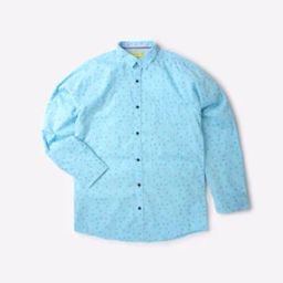 Printed Shirt with Patch Pocket-image-50
