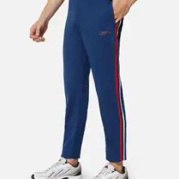 Men Straight Track Pants with Brand Print-picture-24