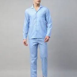 Men Checks Shirt AndPajamas-image-8