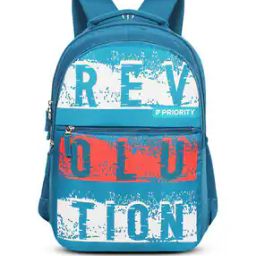 Typographic Print Backpack with Adjustable Strap-10