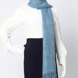 Scarf with Fringed Border-picture-17