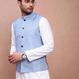 Men Slim Fit Nehru Jacket-picture-16