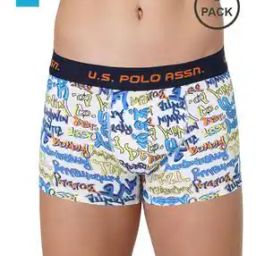 Pack of 2 Trunks with Logo Waistband-picture-19