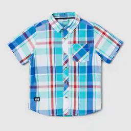 Boys Checked Regular Fit Shirt-image-33