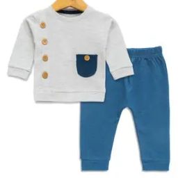 Round-Neck T-Shirt & Pants Set-image-62