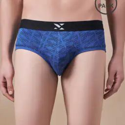 Pack of 2 Men Micro Print Briefs with Elasticated Waist-image-38