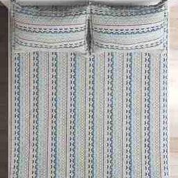 Printed 3Pcs Queen Bedsheet Set-picture-16