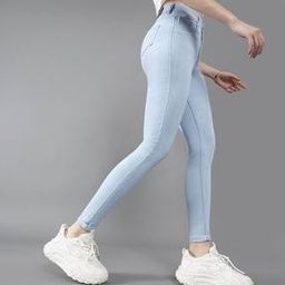 Women Skinny Jeans with High Rise Waist-image-31