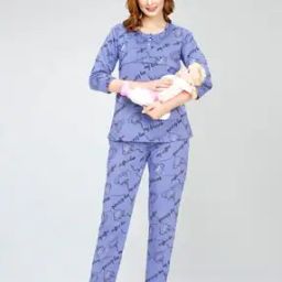 Women Printed Top & Pyjamas Set-picture-4